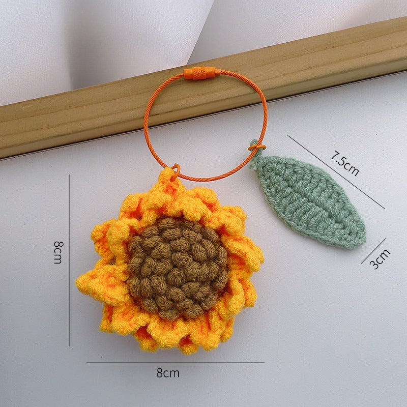Wholesale Cute Fruit Knitted Keychains